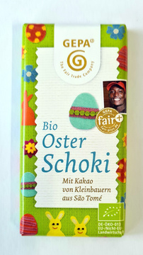 BIO mini velikonoční čokoláda 15 g GEPA